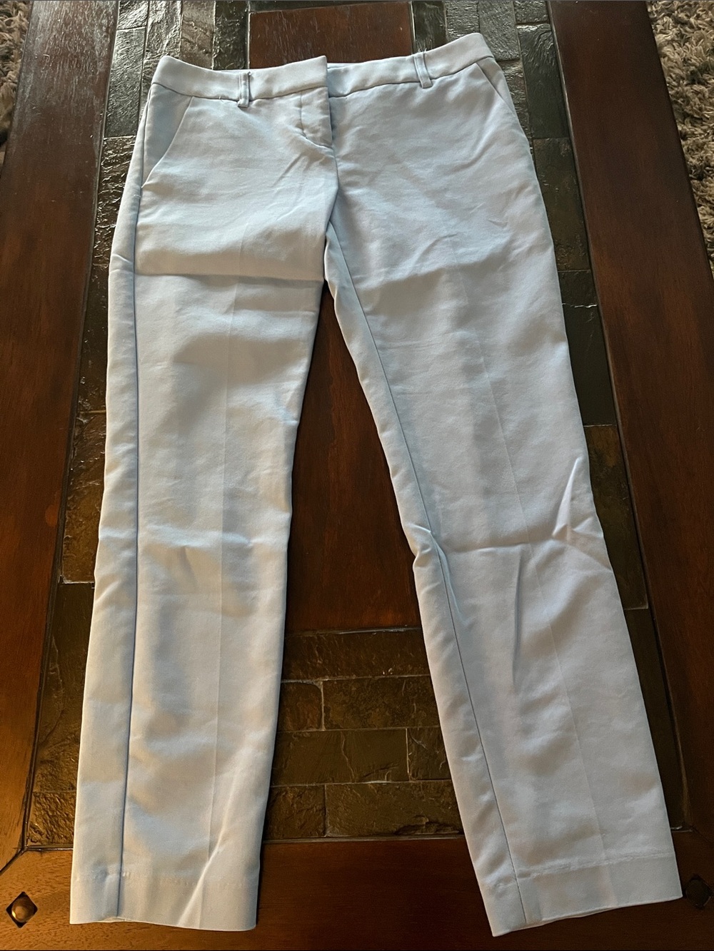 Express Light Blue Tailored Women's Trousers